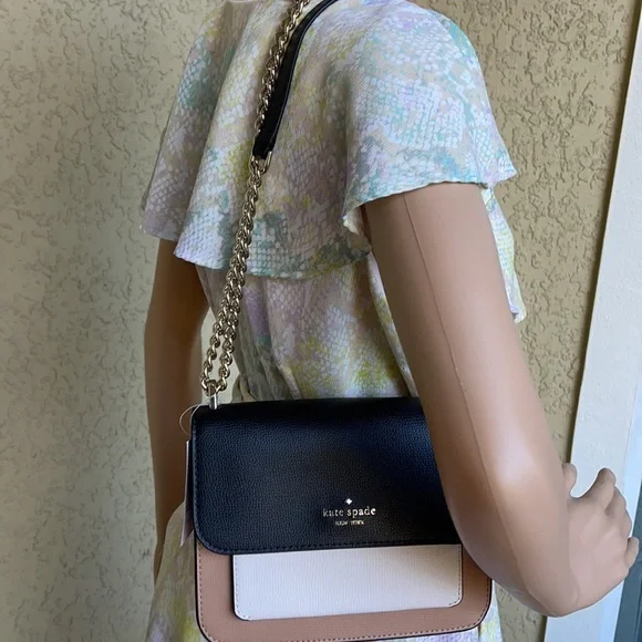 Kate Spade Remi Colorblock Flap Chain Crossbody - Picture 12 of 16